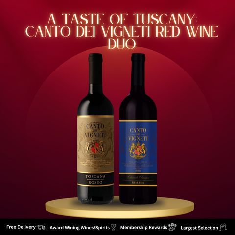 A Taste of Tuscany: Canto dei Vigneti Red Wine Duo