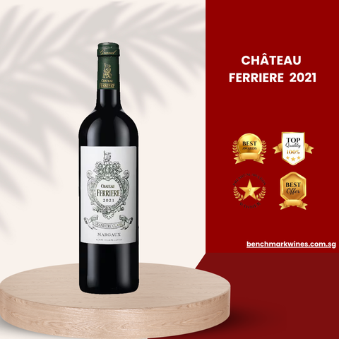 Château Ferriere Margaux AOC 3ème Grand Cru Classé 2021, Pack of 12, 750ml Each