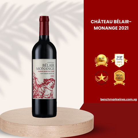 Château Bélair-Monange Saint-Emilion 1er Grand Cru Classé AOC 2021, 750ml
