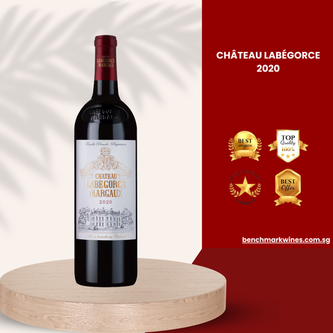Château Labégorce Margaux AOC 2020, Pack of 12, 750ml Each