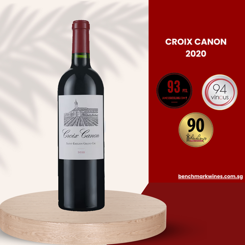 Croix Canon Bordeaux AOC 2020, Pack of 12, 750ml Each