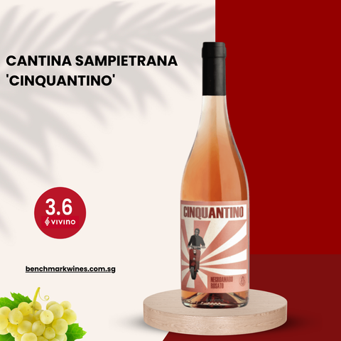 Cantina Sampietrana 'Cinquantino' Rosato IGP 2019 Puglia , 750ml