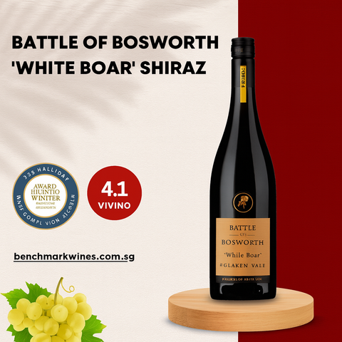 Battle of Bosworth Organic 'White Boar' Amarone Style Shiraz 2017, 750ml