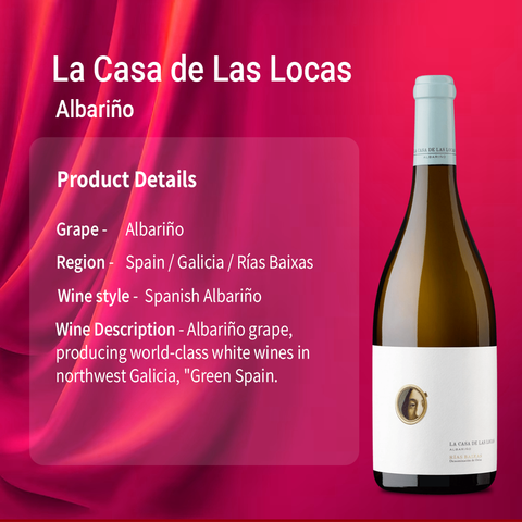 Territoria Cepas La Casa De Las Locas Albarino 2022 Rías Baixas, 750ml