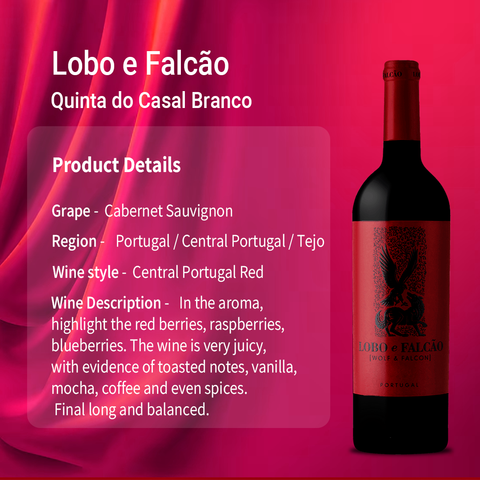 Lobo e Falcao Tinto Tejo 2021, 750ml