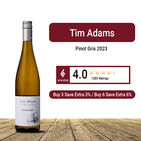 Tim Adams Pinot Gris 2023 (Clare Valley) White Wine, 750ml