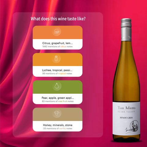 Tim Adams Pinot Gris 2023 (Clare Valley) White Wine, 750ml