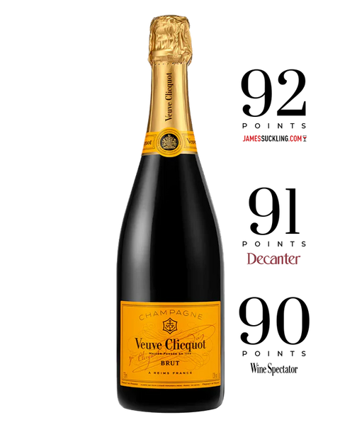 Veuve Clicquot Brut NV France Champagne with Box, 750ml