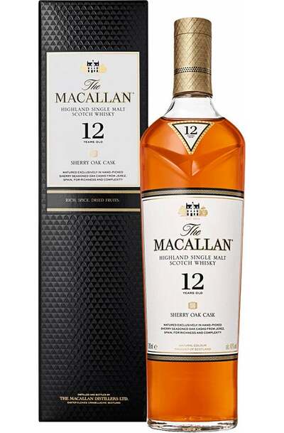 Macallan 12 Year Single Cask Sherry Oak 700ml w/Gift Box