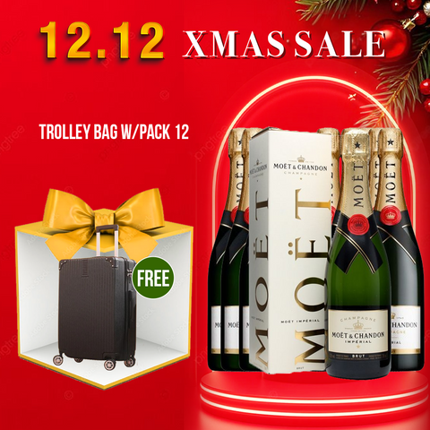 Moet & Chandon Brut NV France Champagne with Gift Box, 750ml