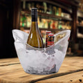 4L Clear Ice Bucket Beverage Tub Handle Cooling Large Ice Bucket for Wine Champagne Bar Supplies for Family Wine Beer Chiller - Benchmark WinesBenchmark Wines