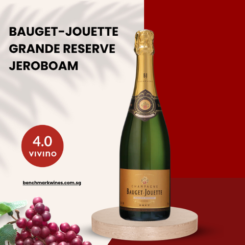 Bauget-Jouette Grande Reserve Jeroboam Champagne, 3000ML