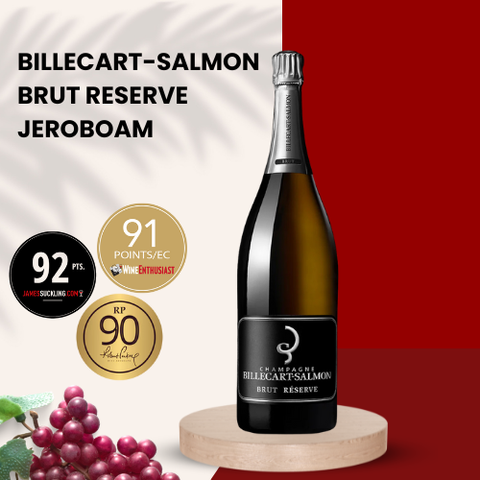 Billecart-Salmon Brut Reserve Jeroboam Champagne, 3000ML