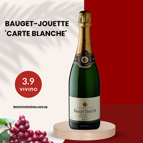 Bauget-Jouette 'Carte Blanche' Brut Champagne, 750ML
