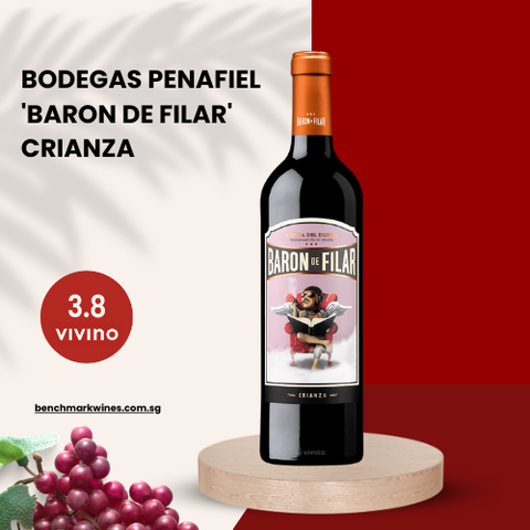 Bodegas Penafiel 'Baron de Filar' Crianza Tempranillo-Merlot-Cabernet 2015 Rueda, 750ml
