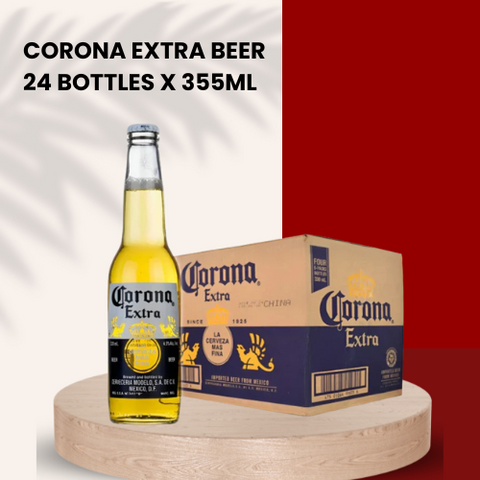 Corona Extra Beer- 24 bottles x 355ml