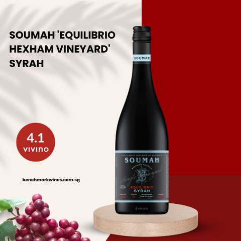 Soumah 'Equilibrio Hexham Vineyard' Syrah 2018 Yarra Valley, 750ml