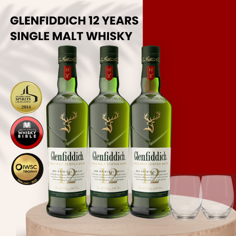Glenfiddich 12 Years Single Malt Scotch Whisky 700ML