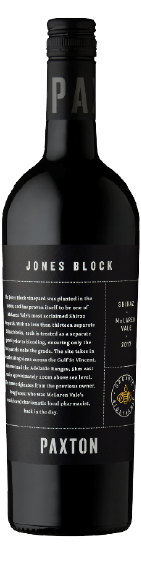 Benchmark Wines- Paxton Organic ‘Jones Block’ Shiraz 2017