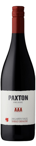 Benchmark Wines offering an Australian Paxton 'AAA' Organic Shiraz-Grenache 2019 with free wine delivery in Sinagapore