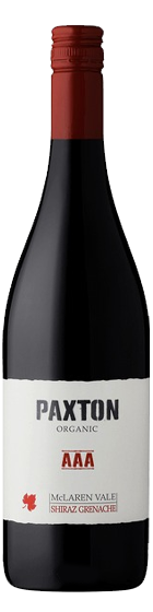 Benchmark Wines offering an Australian Paxton 'AAA' Organic Shiraz-Grenache 2019 with free wine delivery in Sinagapore