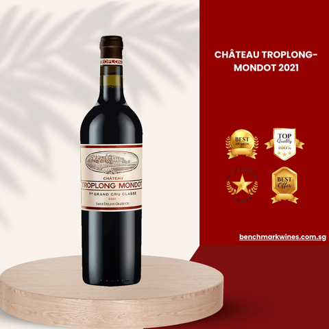 Château Troplong-Mondot Saint-Emilion Grand Cru Classé AOC 2021, 750ml