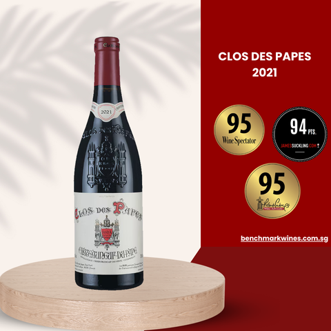 Clos des Papes Châteauneuf-du-Pape 2021, 750ml