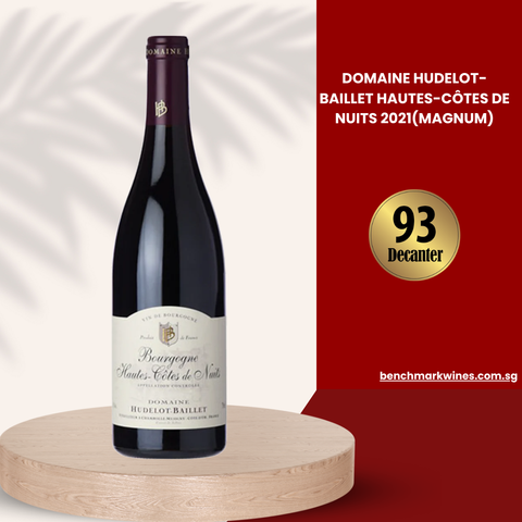 Domaine Hudelot-Baillet Bourgogne Hautes-Côtes de Nuits Rouge (magnum) 2021, 1500ml