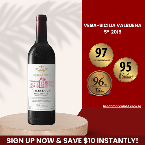 Vega-Sicilia Valbuena 5° Ribera del Duero DO 2019, 750ml