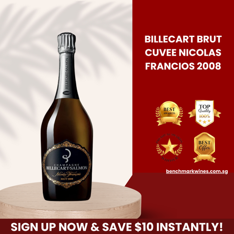 Billecart Brut Cuvee Nicolas Francios 2008, 750ml