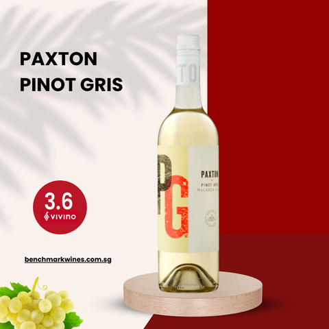 Paxton Organic Pinot Gris 2020 McLaren, 750ml
