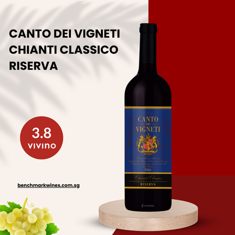 Canto dei Vigneti Chianti Classico Riserva Sangiovese 2018 Tuscany, 750ml
