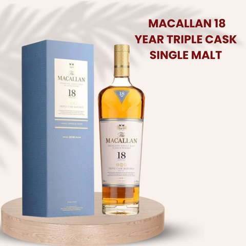 Macallan 18 Year Triple Cask (Fine oak) Single Malt 700ml w/ Gift Box