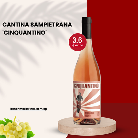 Cantina Sampietrana 'Cinquantino' Puglia Rosato IGP 2019