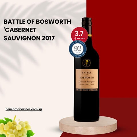 Battle of Bosworth Organic Cabernet Sauvignon 2017, 750ml