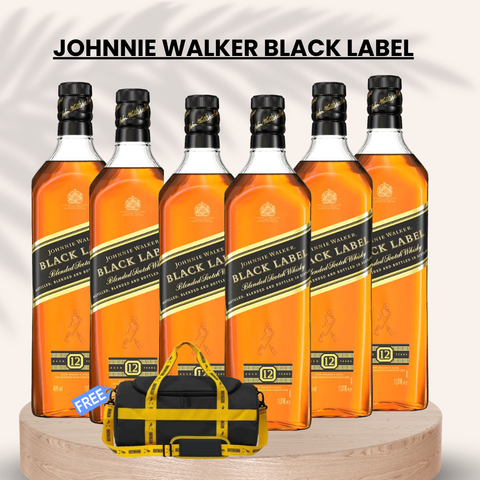 Johnnie Walker Black Label blended Scotch whisky, 700ml