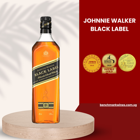 Johnnie Walker Black Label blended Scotch whisky, 700ml