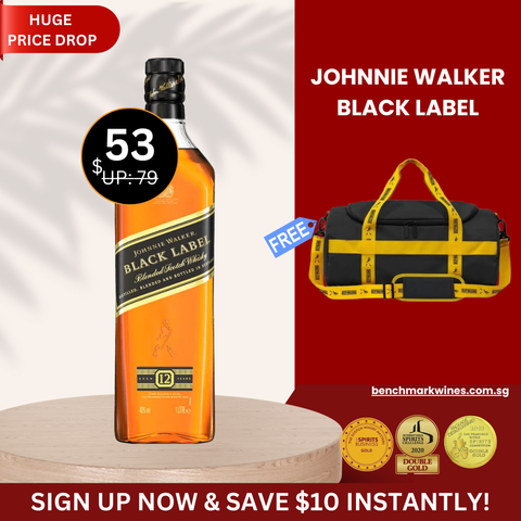 Johnnie Walker Black Label blended Scotch whisky, 70cl