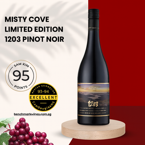 Misty Cove Wines 1203 Limited Edition Pinot Noir 2023 Marlborough, 750ml