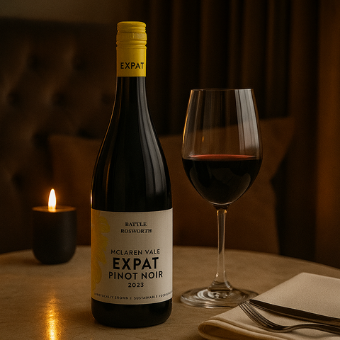 Battle of Bosworth Organic 'Expat' Pinot Noir 2023 McLaren Vale, 750ml