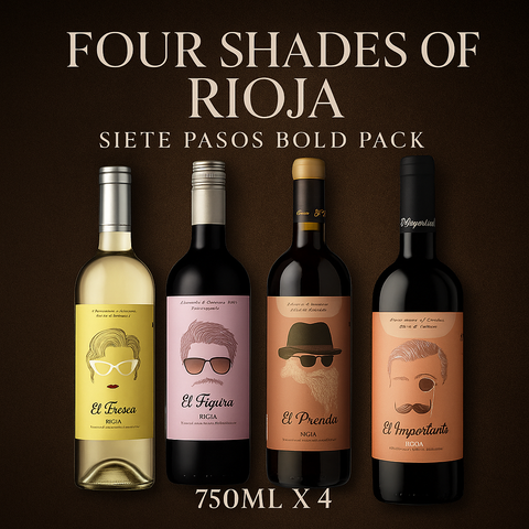 Four Shades of Rioja – Siete Pasos Bold Pack