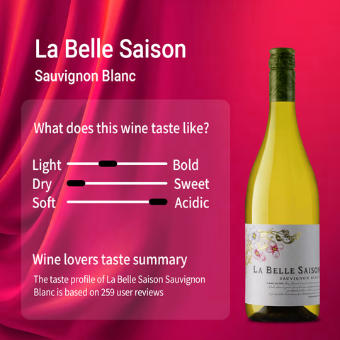 La Belle Saison Sauvignon Blanc VdF 2022, 750ml