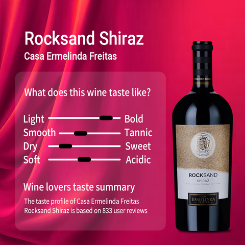 Casa Ermelinda Freitas 'Rocksand' Shiraz 2021 (Peninsula de Setubal) Red Wine, 750ml