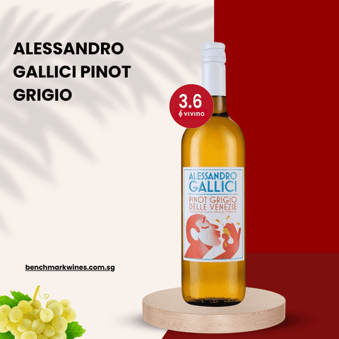 Alessandro Gallici Pinot Grigio 2022, 750ml - White WineBenchmark Wines