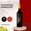 Altos R Reserva 2017 Rioja, 750ml - Red WineBenchmark Wines