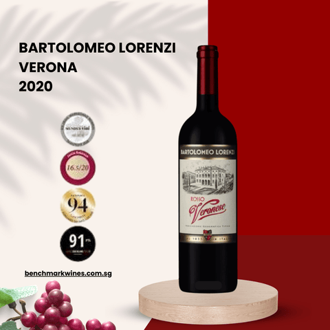 Bartolomeo Lorenzi Rosso Veronese Verona 2020 - Red WineBenchmark Wines