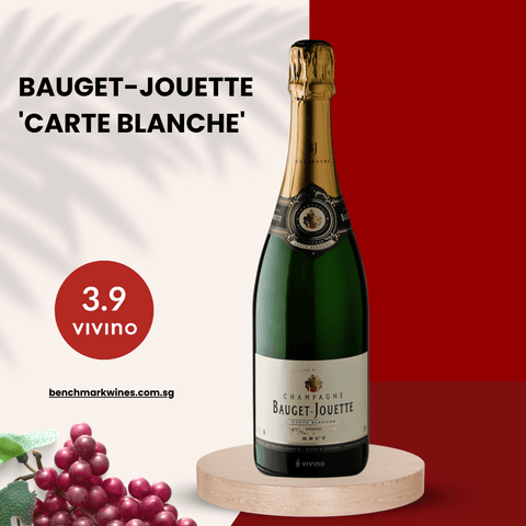 Bauget - Jouette 'Carte Blanche' Brut Champagne, 750ML - ChampagneBenchmark Wines