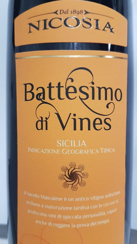 Nicosia 'Battesimo de Vines' IGT Sicily 2009-0