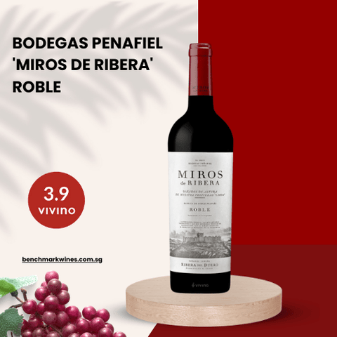 Bodegas Penafiel 'Miros de Ribera' Roble Tempranillo - Merlot - Cabernet 2019 Ribera del Duero, 750ml - Red WineBenchmark Wines