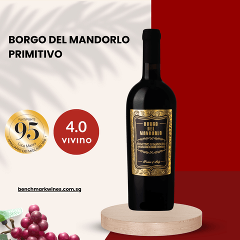 Borgo Del Mandorlo Primitivo di Manduria DOC 2022, 750ml - Benchmark Wines